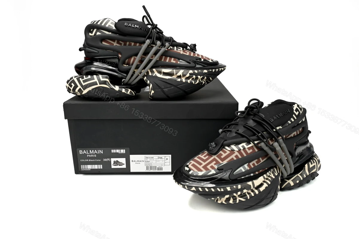 View 2 of BALMAIN Multikolor Buty sportowe Lattice YM1VJ309