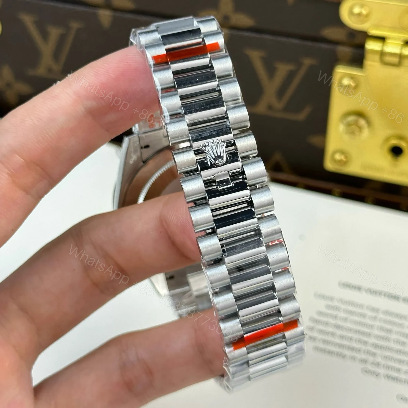View 5 of Superclone Rolex Day-Date White Dial 228239-0046 40 mm