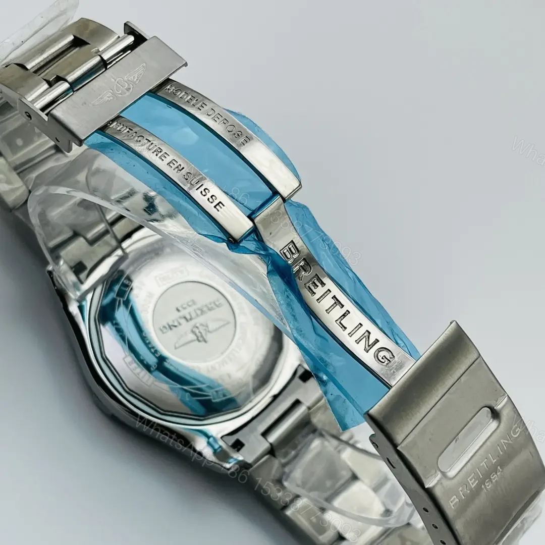 View 7 of Fake Breitling Galactic 36 Blue Dial Steel Bracelet 36MM Premium BREITLING-GALACTIC-BLU-36