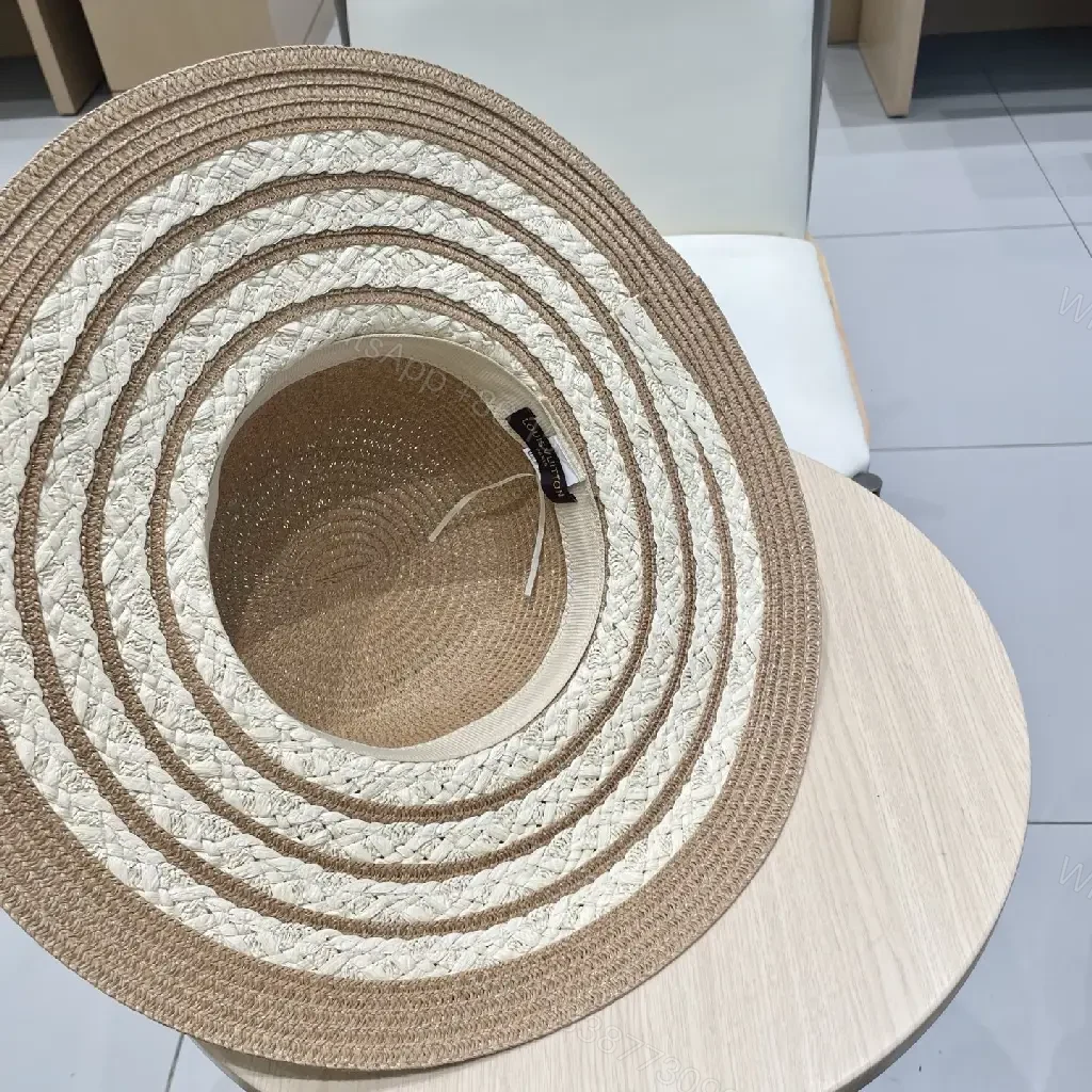 View 2 of Straw Panama Hat — Breathable Luxe with Signature Accent