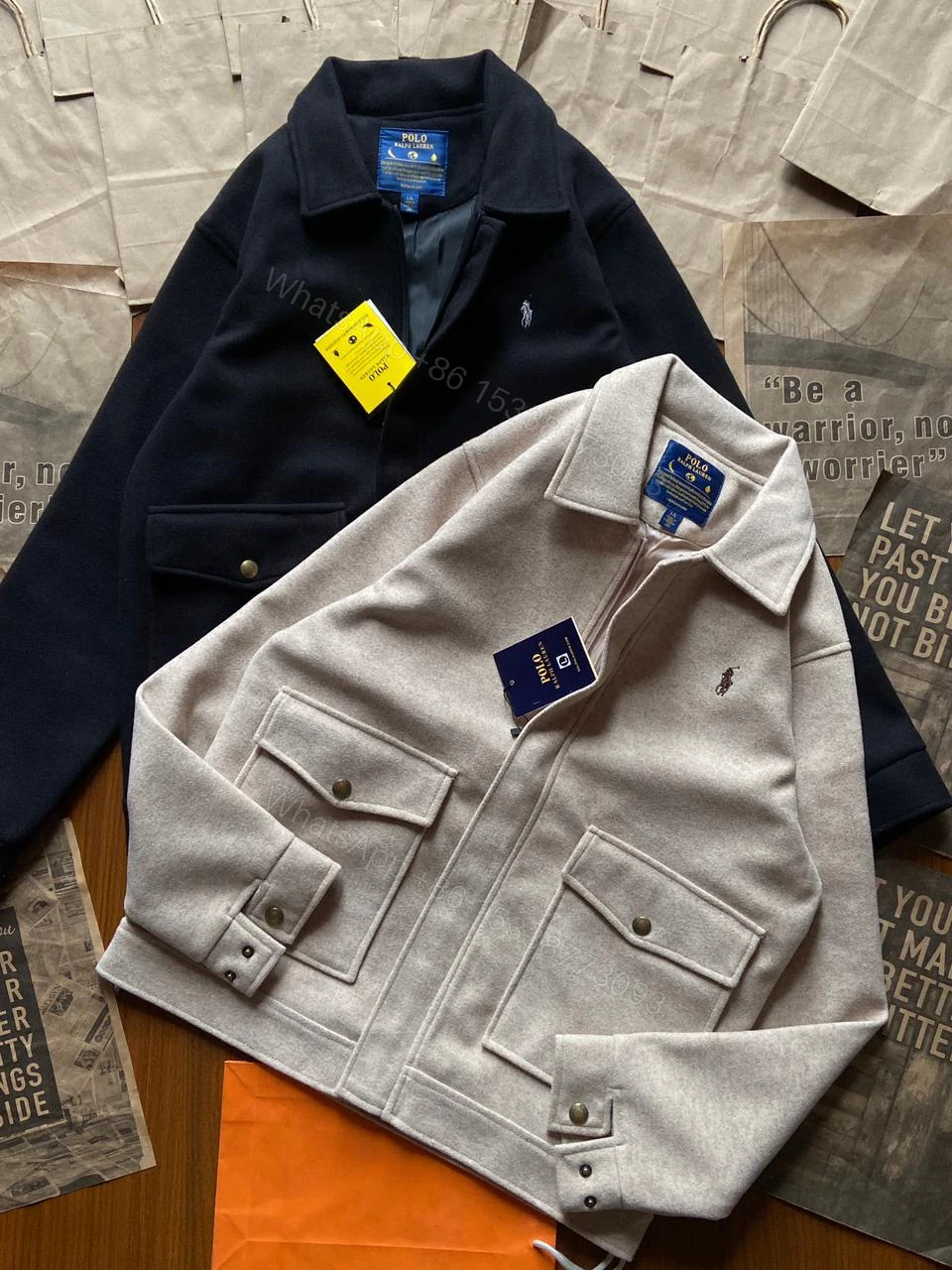 View 6 of First Copy Ralph Lauren Imported Tweed Jacket for Men
