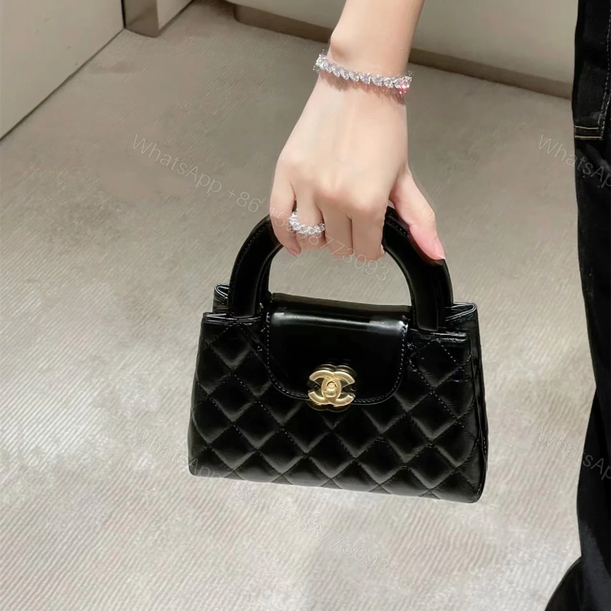View 18 of 原單Chanel鏈條手提包Kelly系列大號免檢版