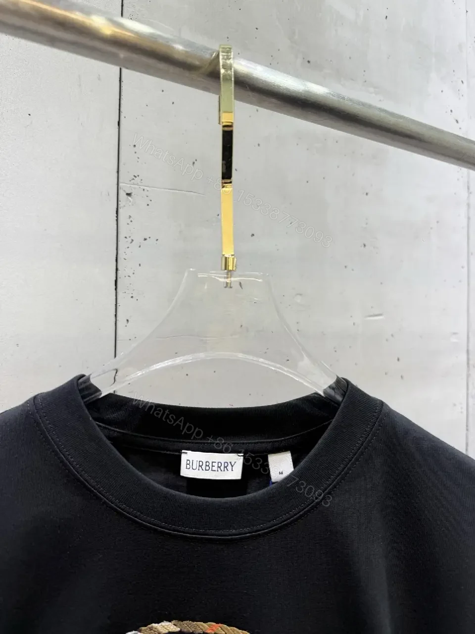 View 8 of Midnight Cotton Logo Tee: Subtle Luxury, Premium Comfort