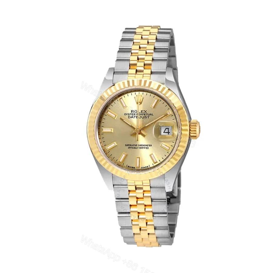 View 2 of Rolex Lady-Datejust 279173 Super Clone : Two-Tone Champagne Dial 28mm