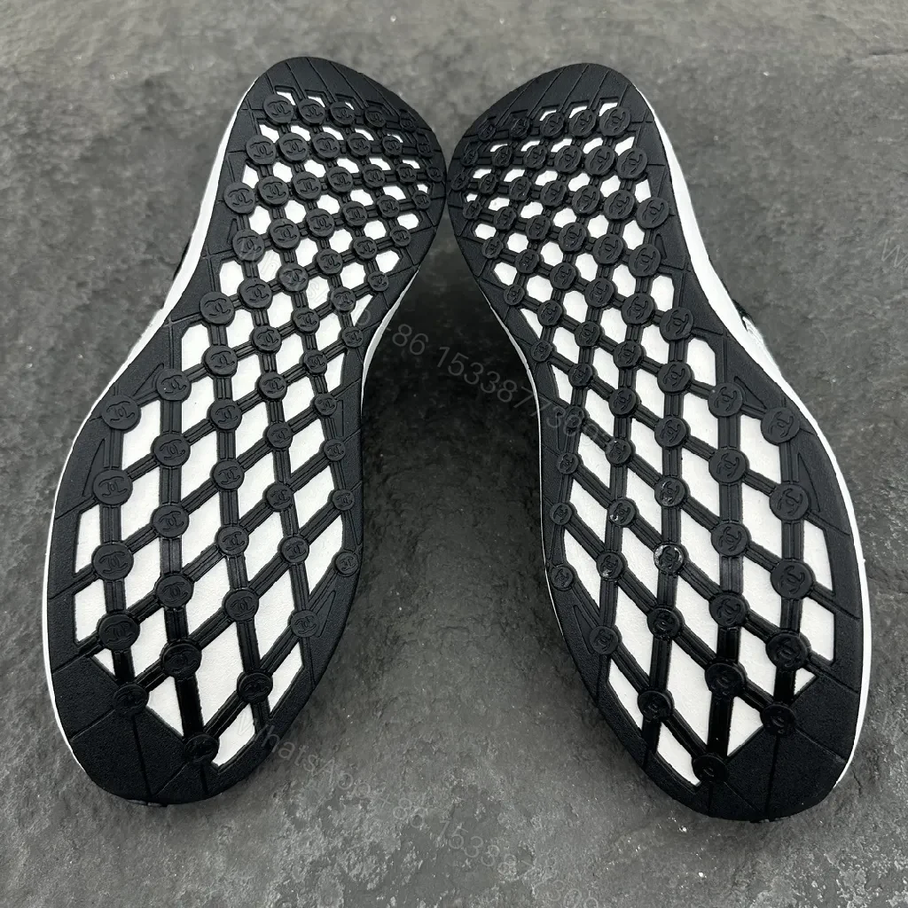 View 2 of Black Suede Knit Runner: Luxe High-Top Sneaker with Logo Detail