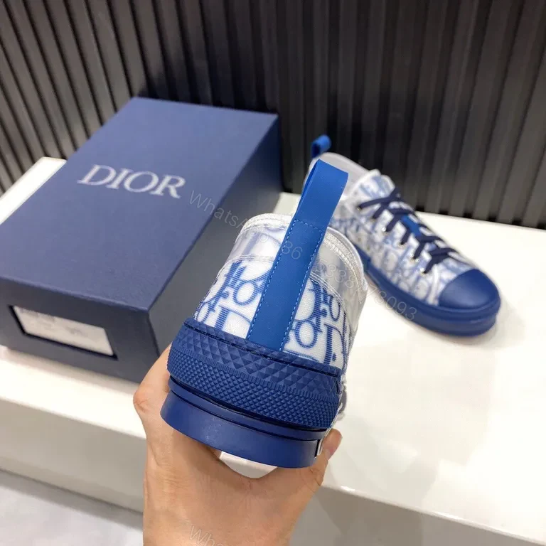 View 8 of Bold Mono-Dior Replica Sneakers: Graphic Texture & Comfort