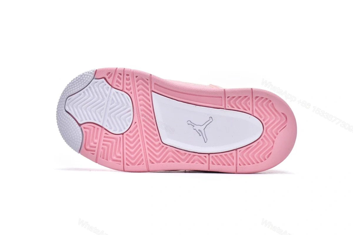 View 9 of Jordan 4 Kids Shoes Retro Pink CV9388-106