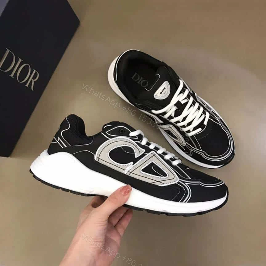 View 6 of DIOR B30 SNEAKERS BLACK MESH AND TECHNICAL FABRIC – CD88