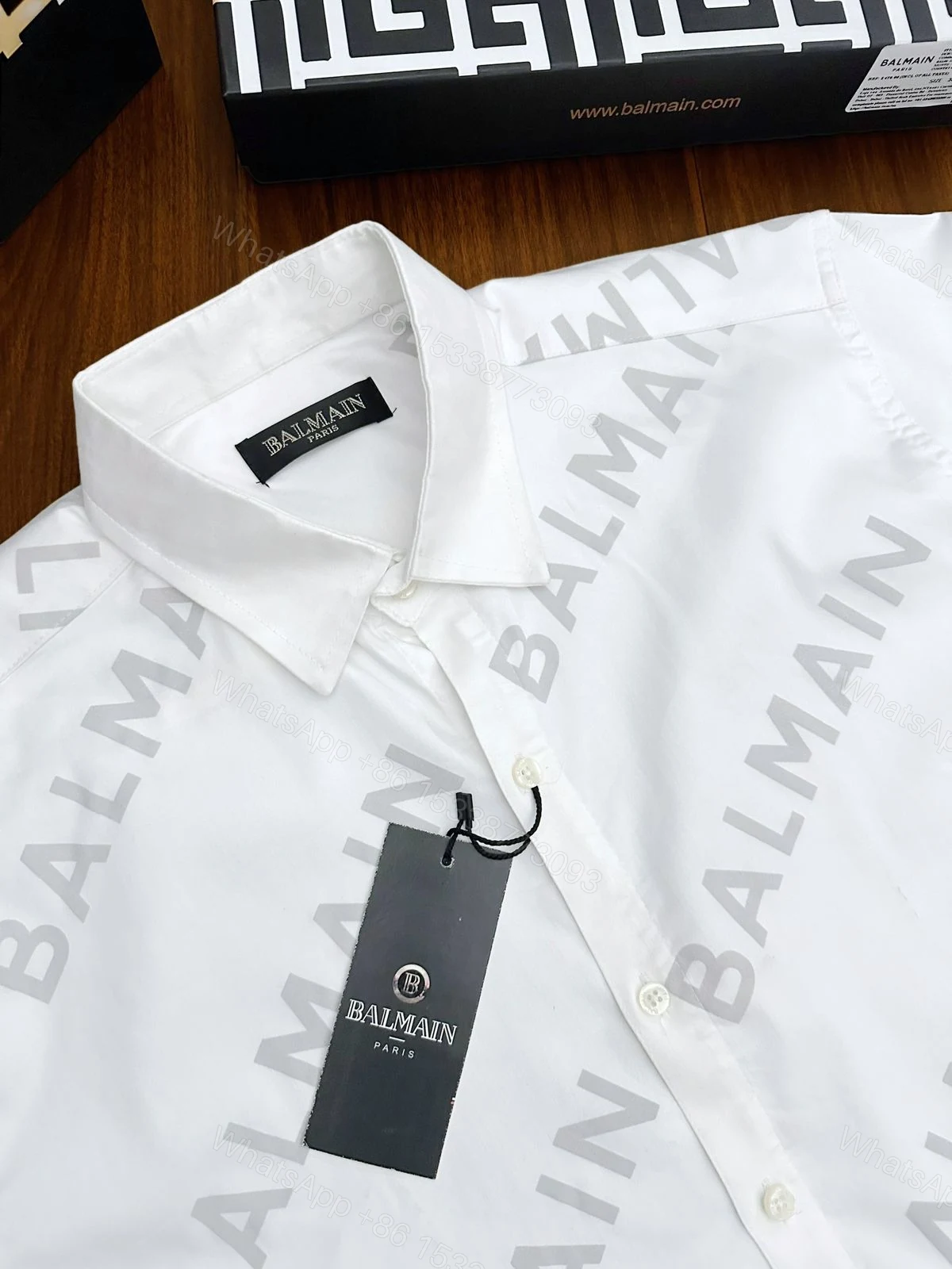 View 5 of BUY FIRST COPY BALMAIN LUXURY SUMMER FASHION SHIRTS