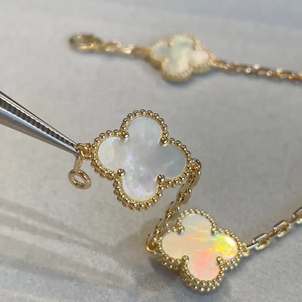 View 10 of 高仿首飾VanCleef&Arpels*RF41800貝母黃金手鏈