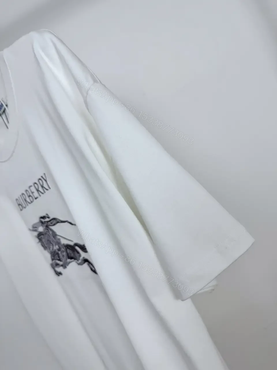 View 8 of White Cotton Graphic Tee: Modern Luxe Crewneck White Tee