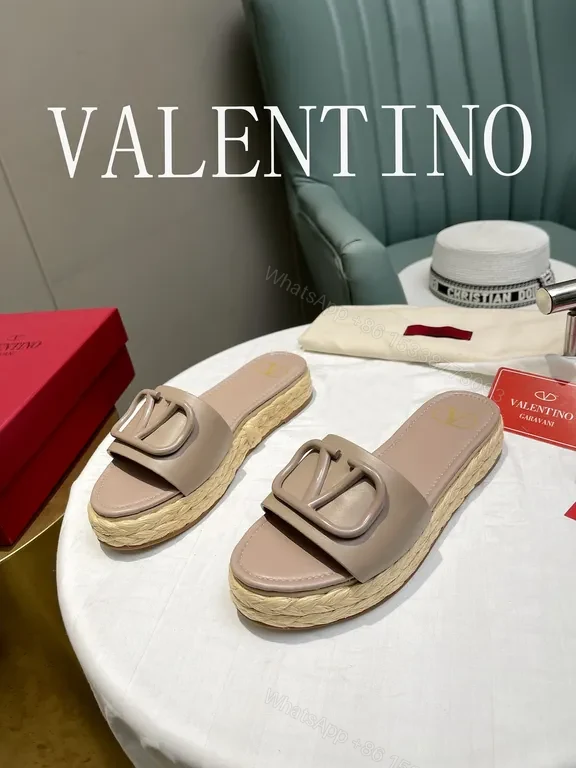 View 9 of Calfskin Slides: Signature V Buckle, Everyday Opulence