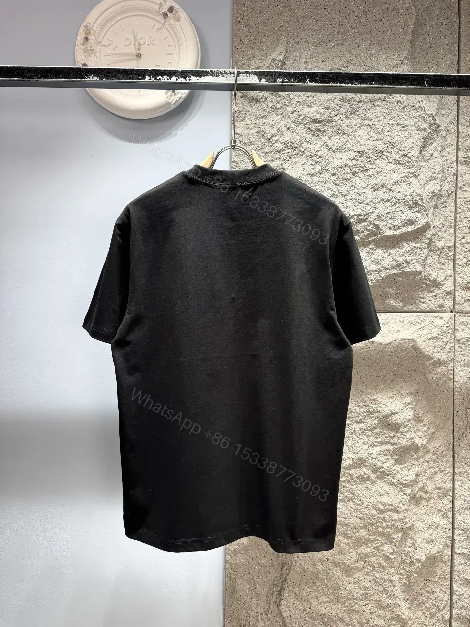 View 8 of Black Cotton Graphic Tee: Heritage-Inspired Horse Print, Unisex Styling