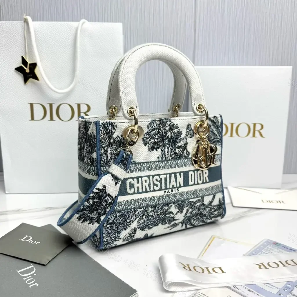 View 9 of Chic Indigo Canvas Satchel: Luxe Craft & Bold Print Bag