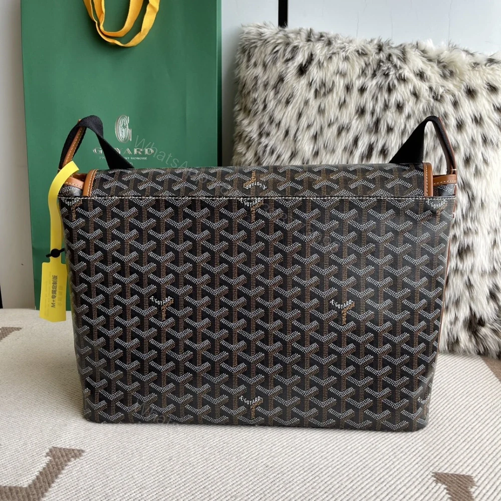 View 2 of 高仿Goyard*Capetien系列CAPETIE郵差包棕色中號免檢版
