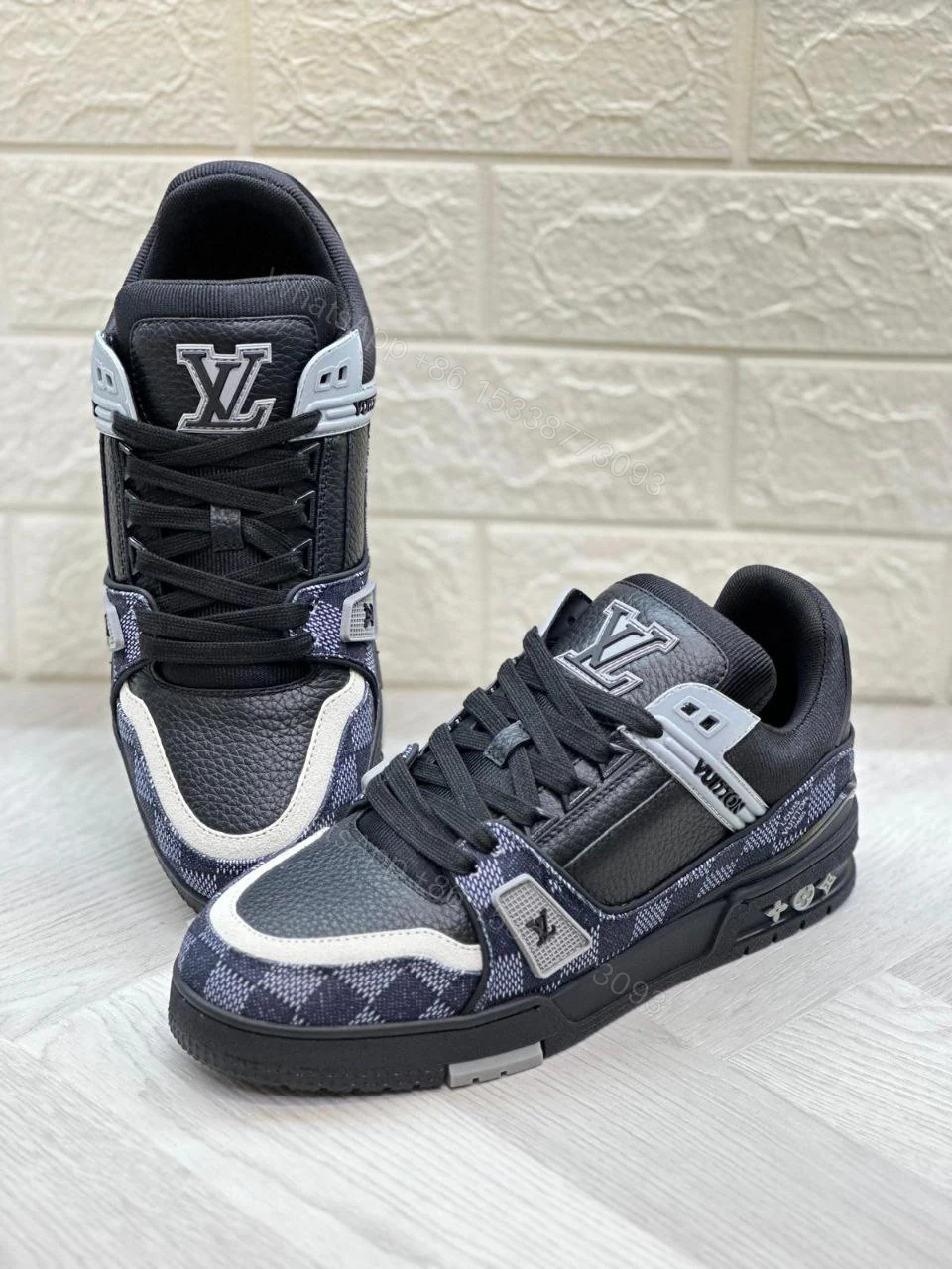 View 3 of TRAINER SNEAKER with smooth calf leather