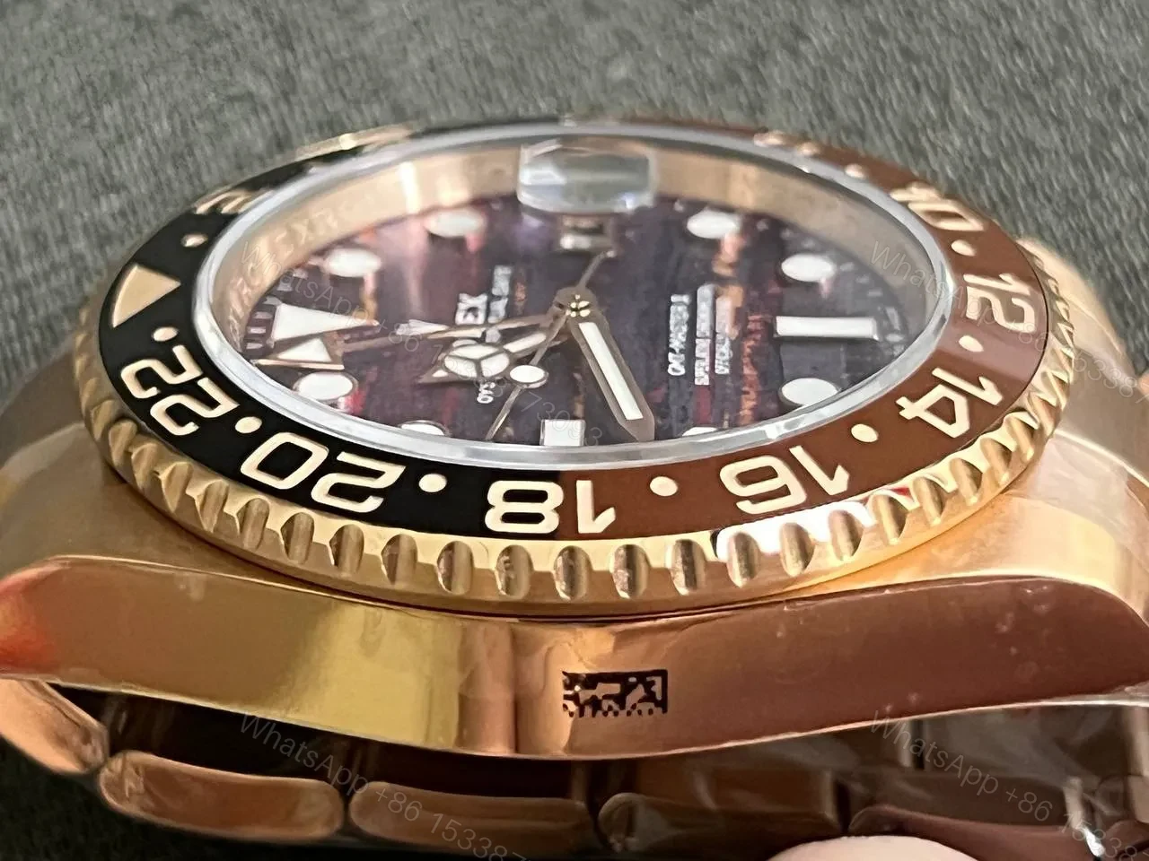 View 10 of Rolex GMT-Master II 126715CHNR Tiger Iron Dial