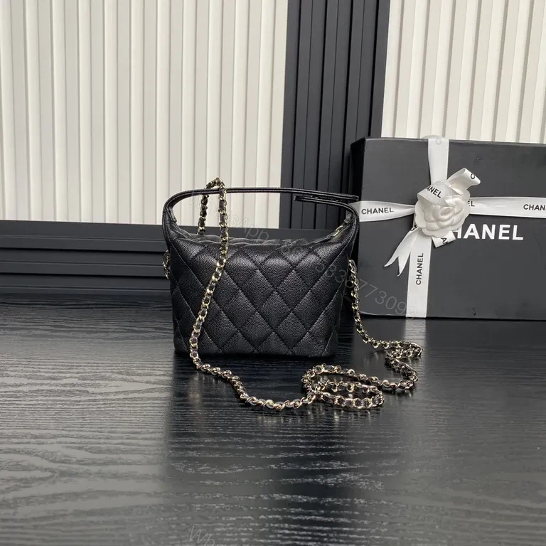 View 7 of Quilted Camera Bag â€“ Gold Hardware, Leather-Style, Crossbody Luxe