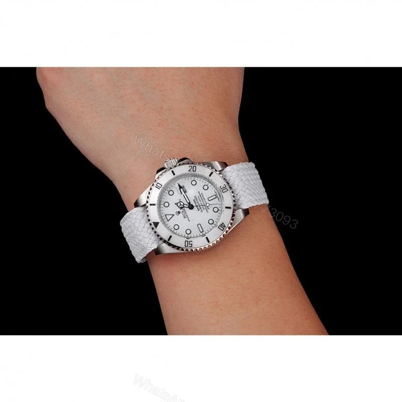 View 8 of Replica Rolex Submariner White Dial 1453867