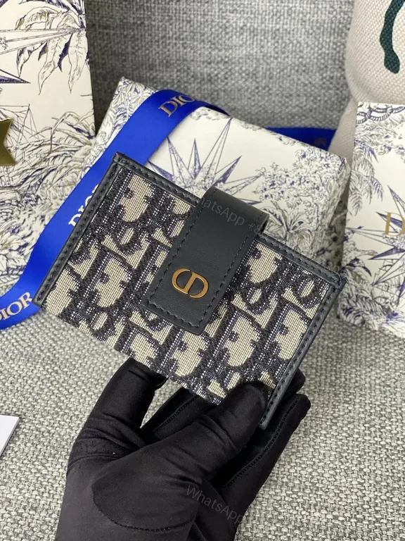 View 8 of Dior Oblique Cardholder: Compact All-Day Organizer