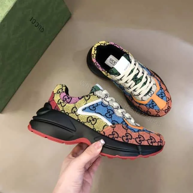 View 9 of Men’s Rhyton GG Multicolor sneaker – GC93