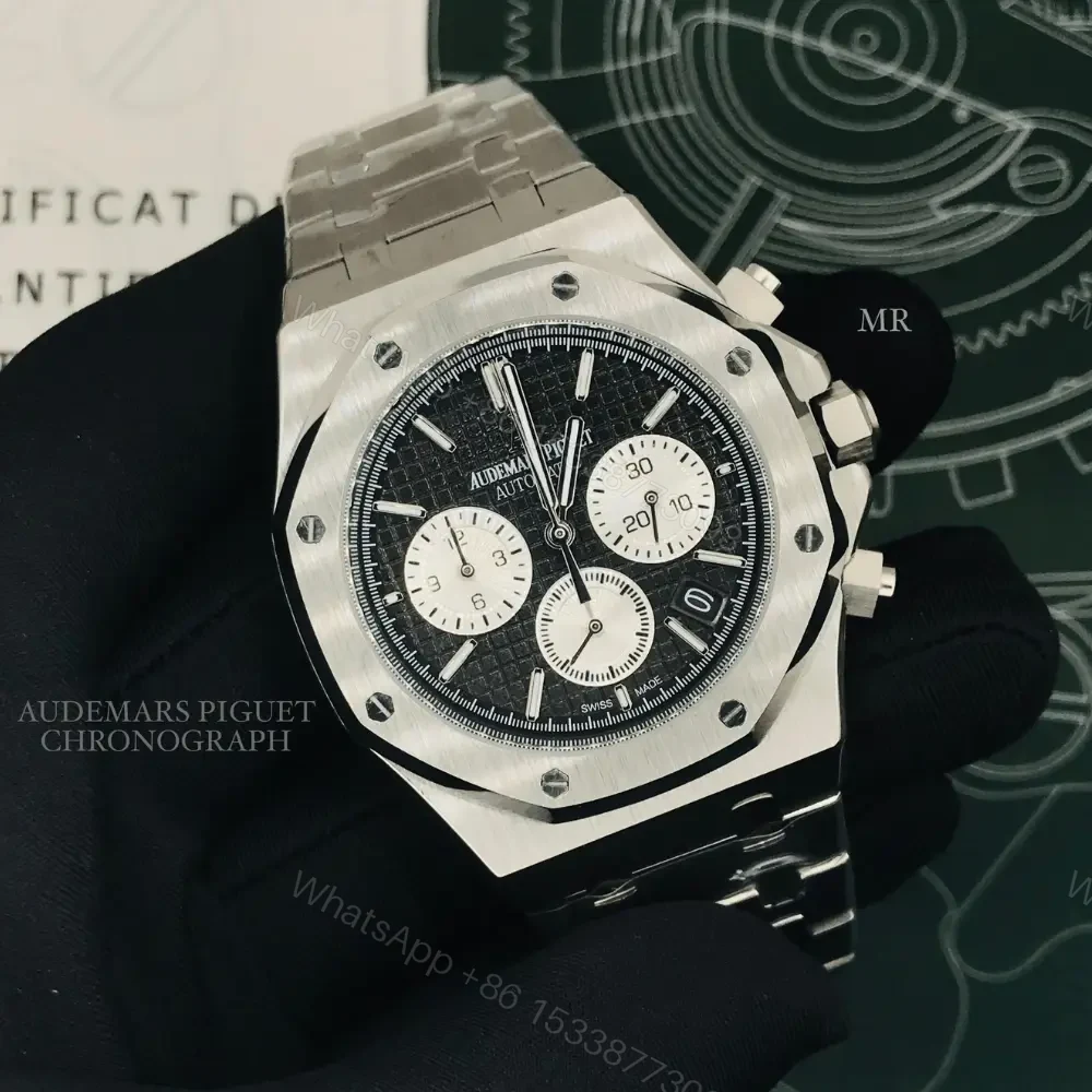 Audemars Piguet Royal Oak Chronograph Stainless Steel Black — view 1