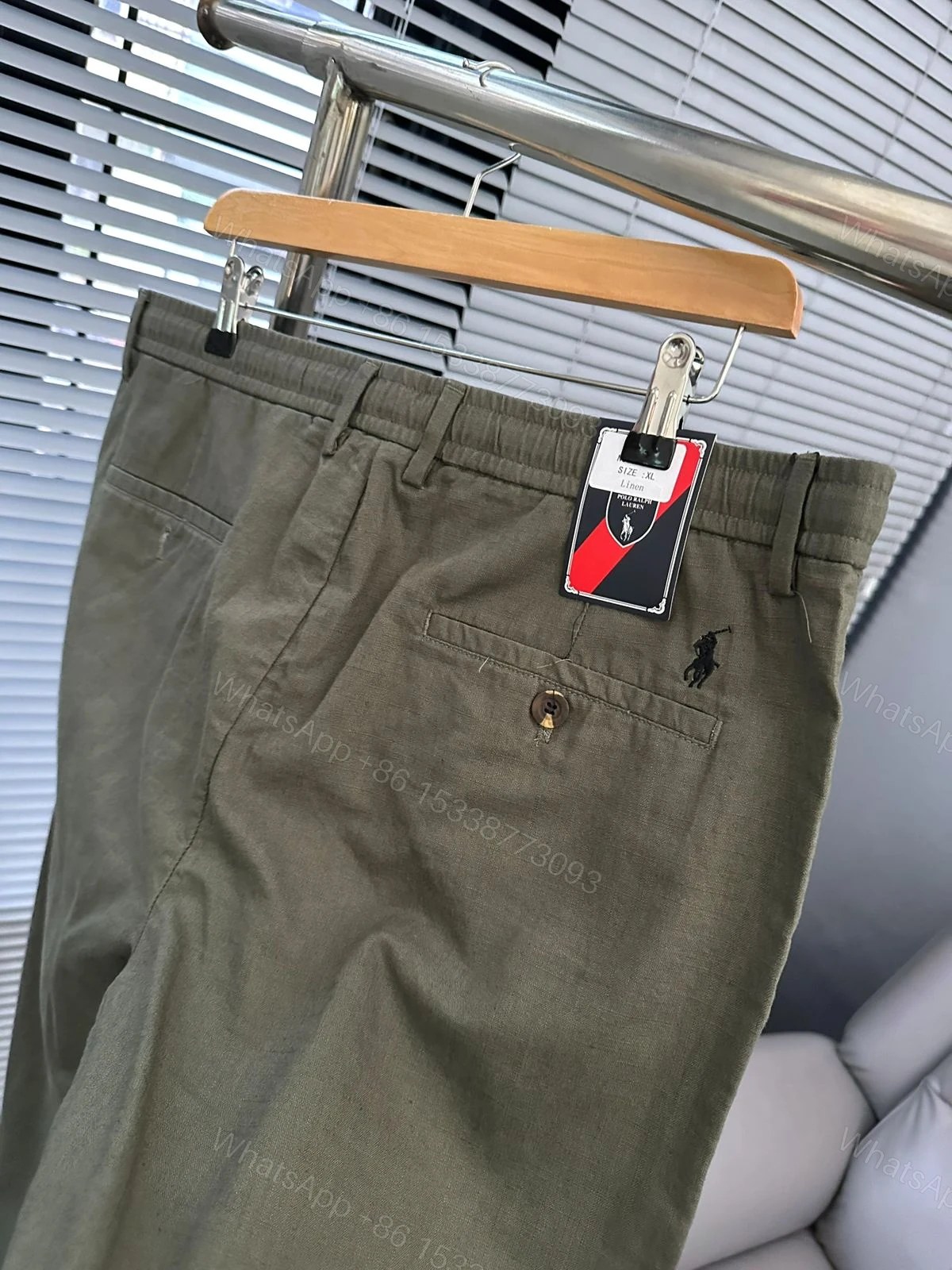 View 12 of Ralph Lauren Premium Linen Pants First Copy | AAA+ Replica Limited Edition