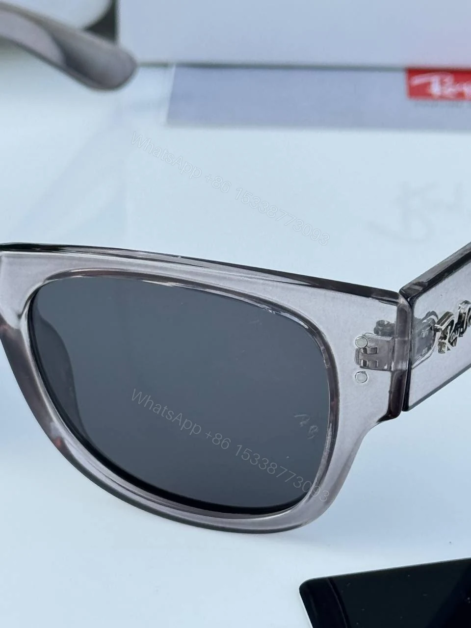 View 5 of First Copy Ray-Ban 0840 Grey Black Men’s Sunglasses