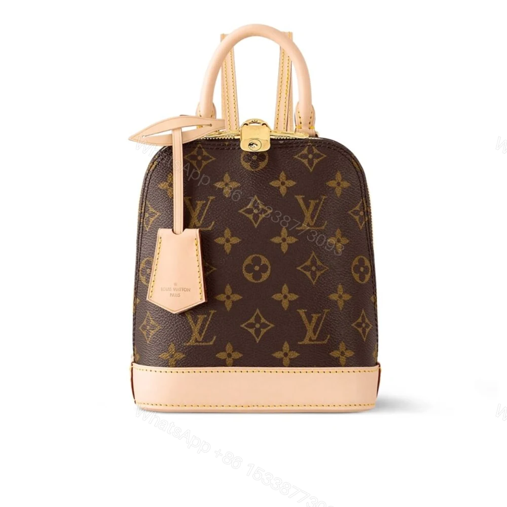 Louis Vuitton Alma Backpack Monogram Canvas Brown 20Cm M47132 — view 1