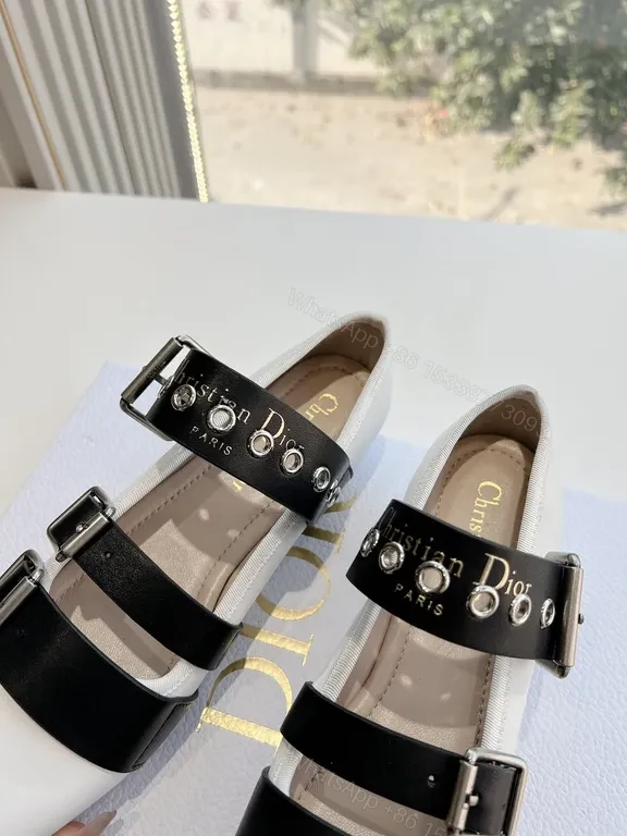View 6 of Two-Tone Leather Mary Janes: Belt-Strap Luxury Comfort