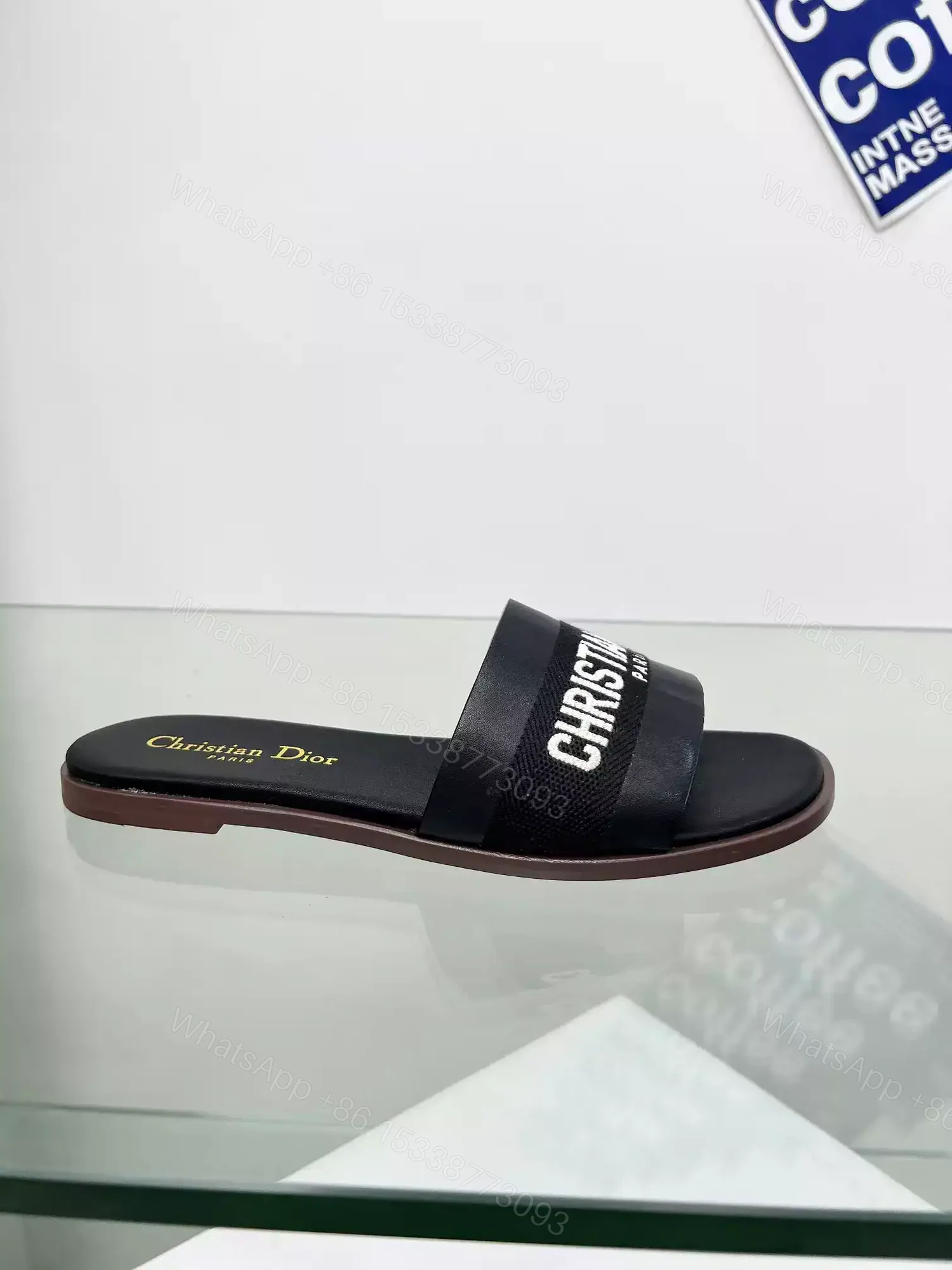 View 7 of Dior Dway Heeled Slide Black – SDD010