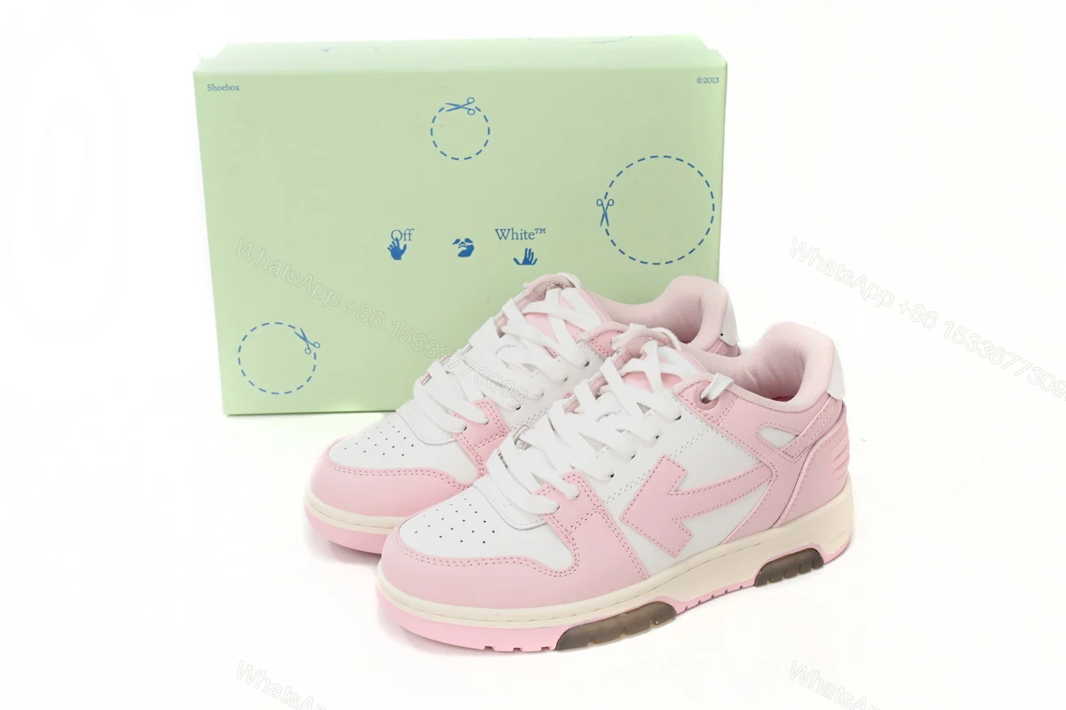 View 3 of OFF-WHITE Out Of Office OOO Low Tops White Light Pink OWIA259F21LEA0010130