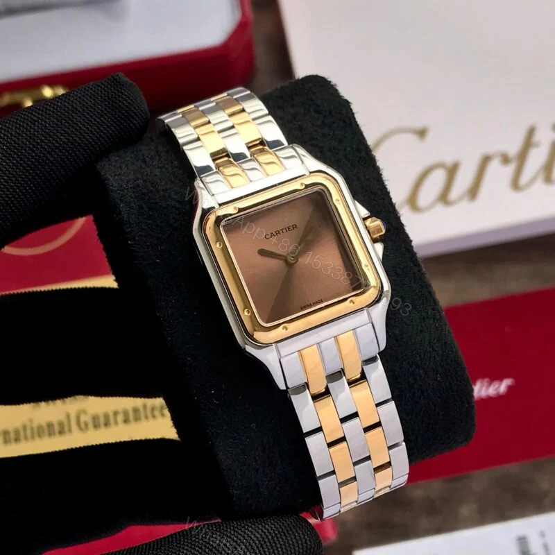 View 3 of Cartier Panthere De Santos Brown Dial 22mm Quartz