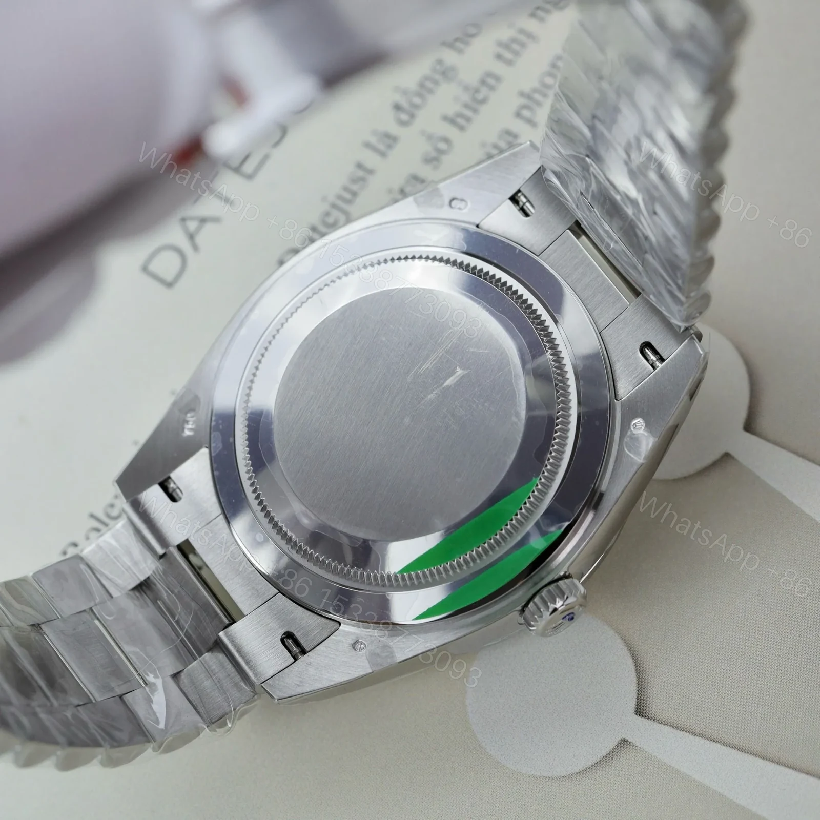 View 4 of Superclone Rolex Day-Date Bright Black Diamond Dial 228396tbr-0012 40 mm