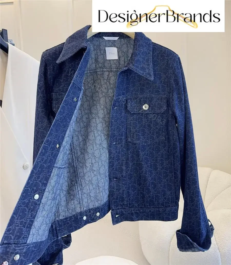 View 2 of Dior Dark Blue Cotton Denim Oblique Jacket