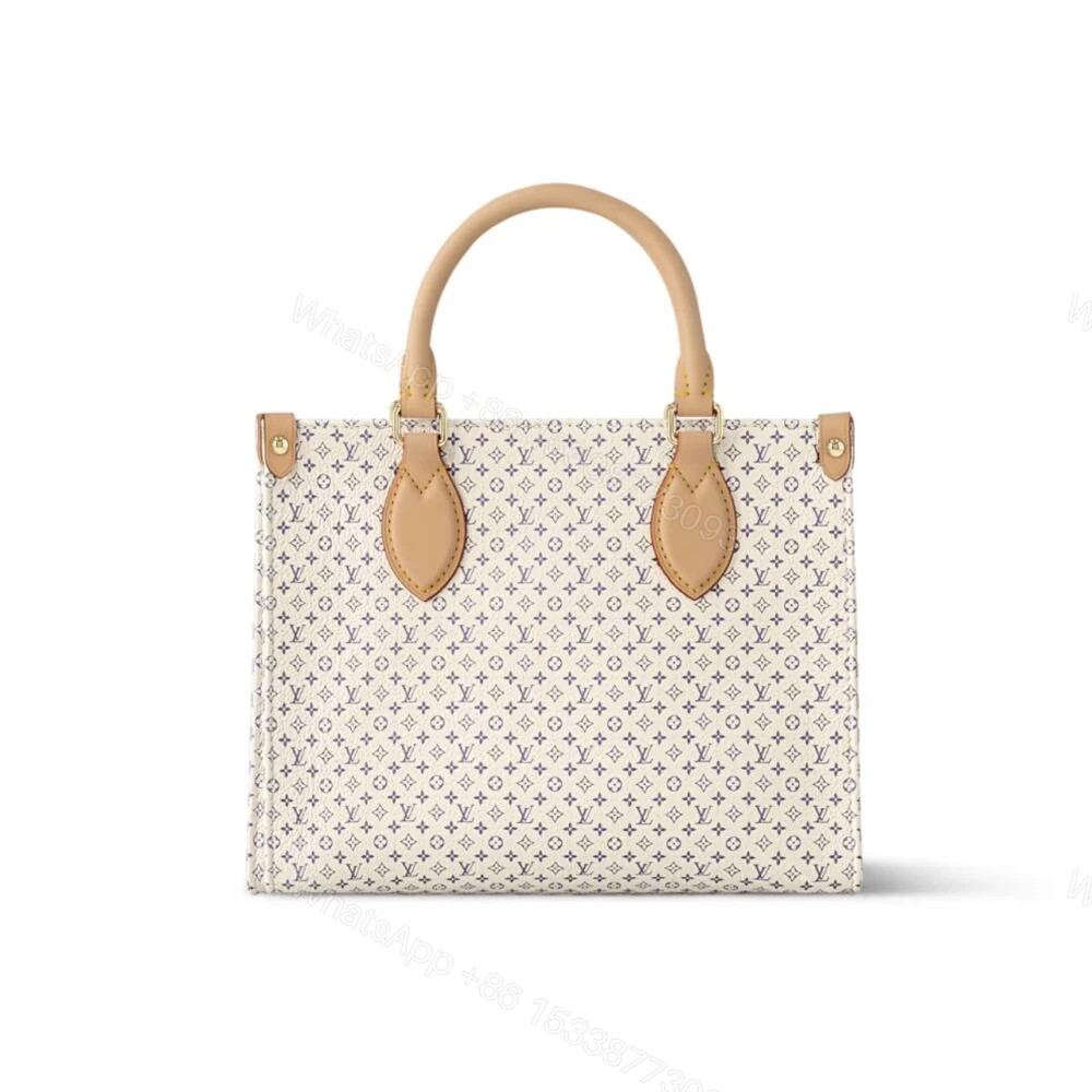 Louis Vuitton Onthego PM Azure Blue And Sand 25Cm M15138 — view 1