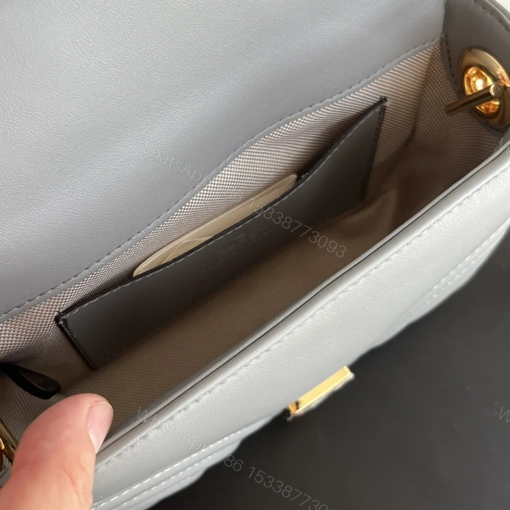 View 7 of Gucci GG Marmont Mini Shoulder Bag Grey 17Cm