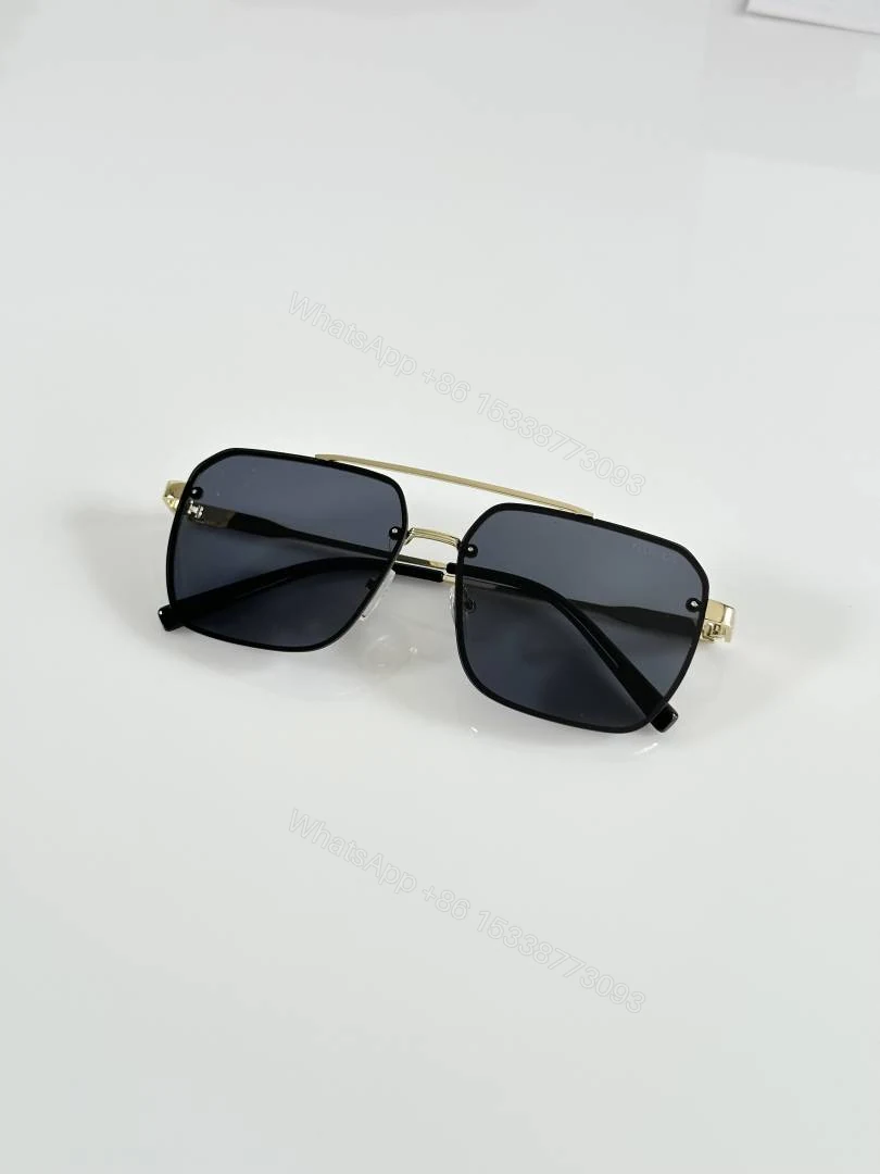 View 3 of First Copy Gucci 6009 Gold Black Sunglasses