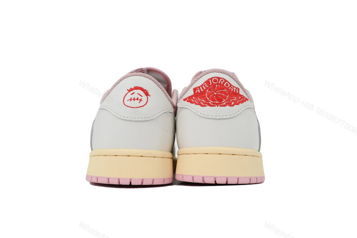 View 3 of Travis Scott x Air Jordan 1 Low OG Shy Pink DM7866-600