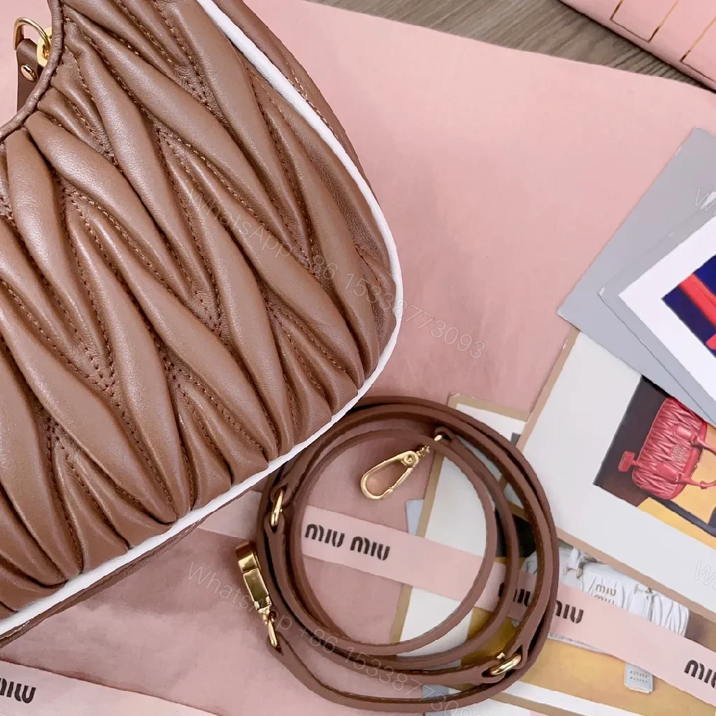 View 8 of Quilted Leather Mini Satchel with Gold Hardware