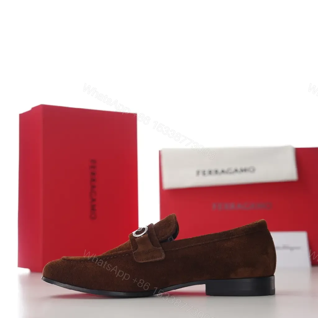 View 7 of Chocolate Suede Loafers + Horsebit + Sleek Modern + All-Day Comfort + Loafers