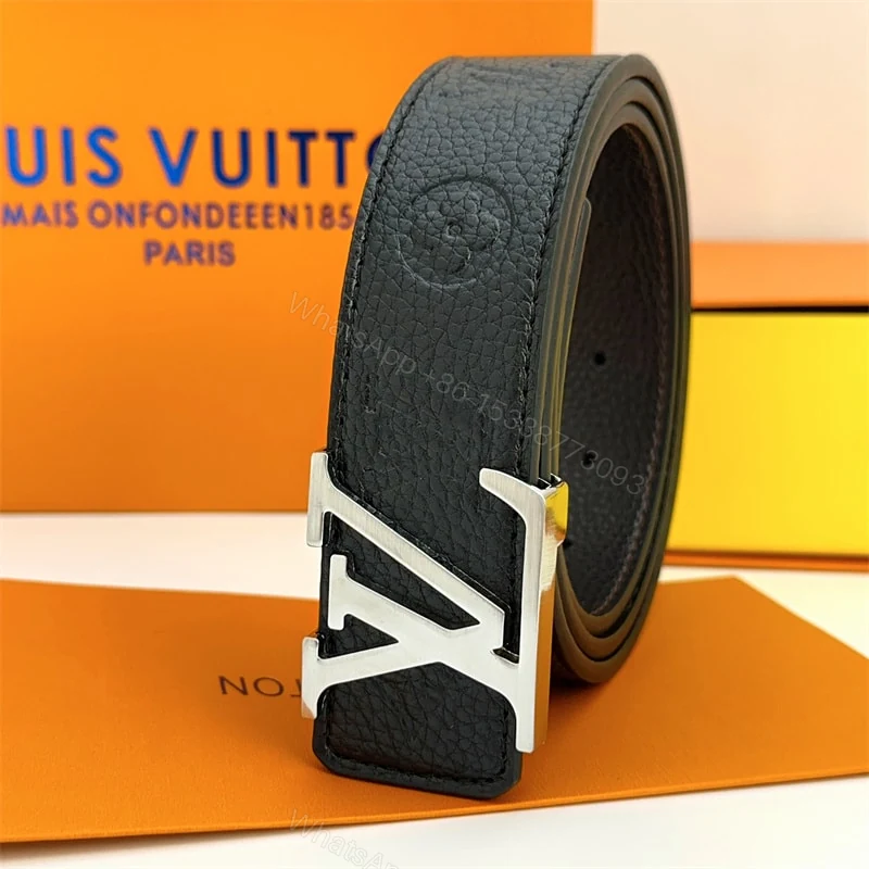 View 4 of LOUIS VUITTON LV DIMENSION 30MM DOUBLE SIDED BELT BLACK M8854U