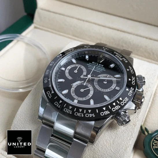 View 6 of Rolex Daytona Black Ceramic Replica