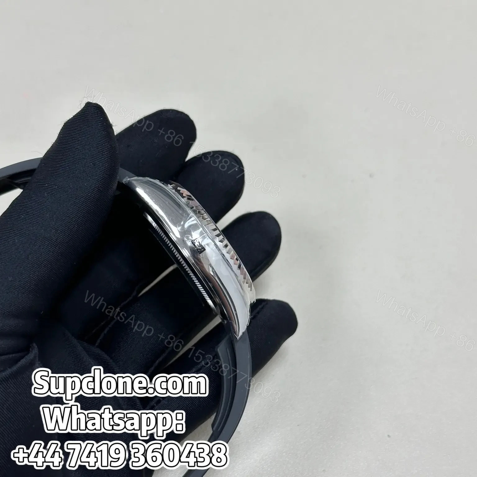 View 4 of Rolex Sky-Dweller 42mm Super Clone 1:1 – Black Dial Oysterflex Strap