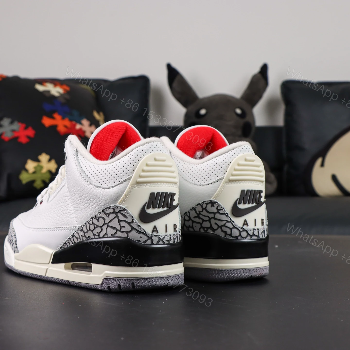 View 6 of AIR JORDAN 3 RETRO “White Cement Reimagined”