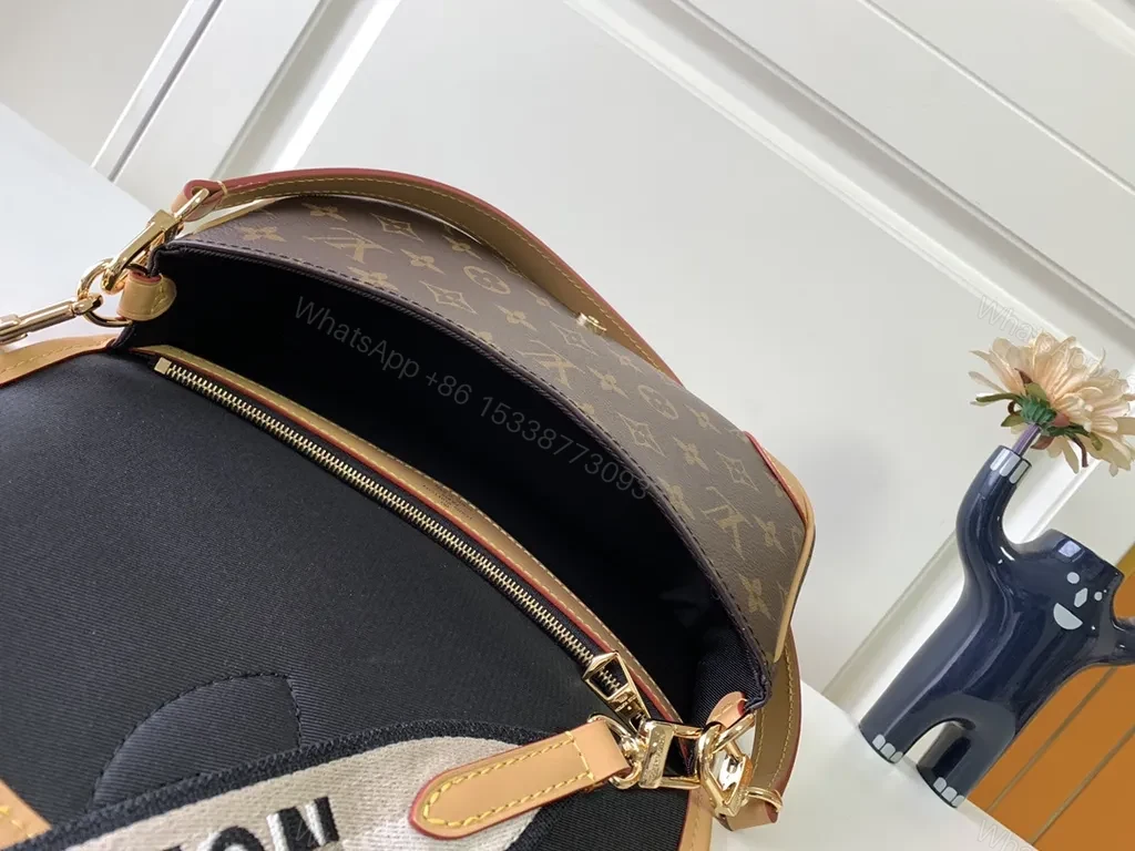 View 6 of Compact Monogram Crossbody: Luxury, Leather + Crossbody Bag