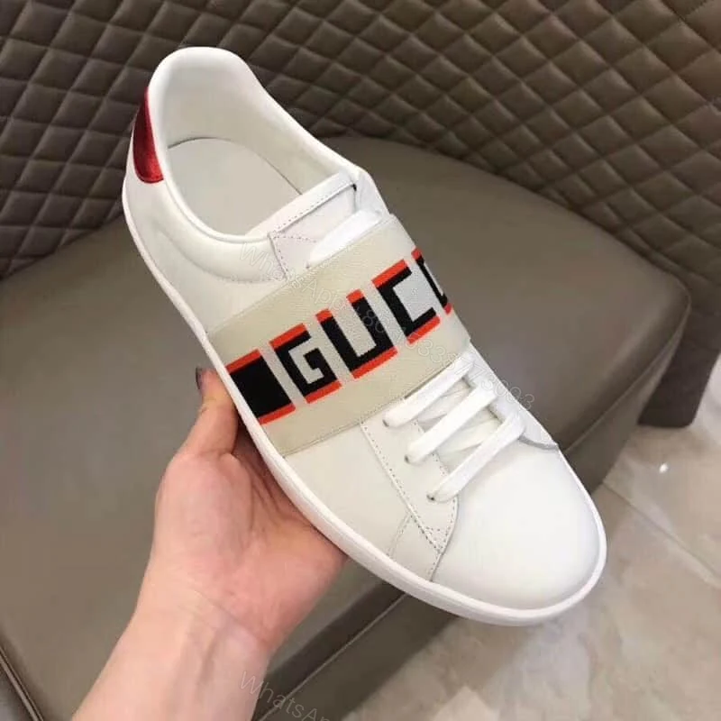 View 6 of GUCCI STRIPE LEATHER SNEAKER – GC3
