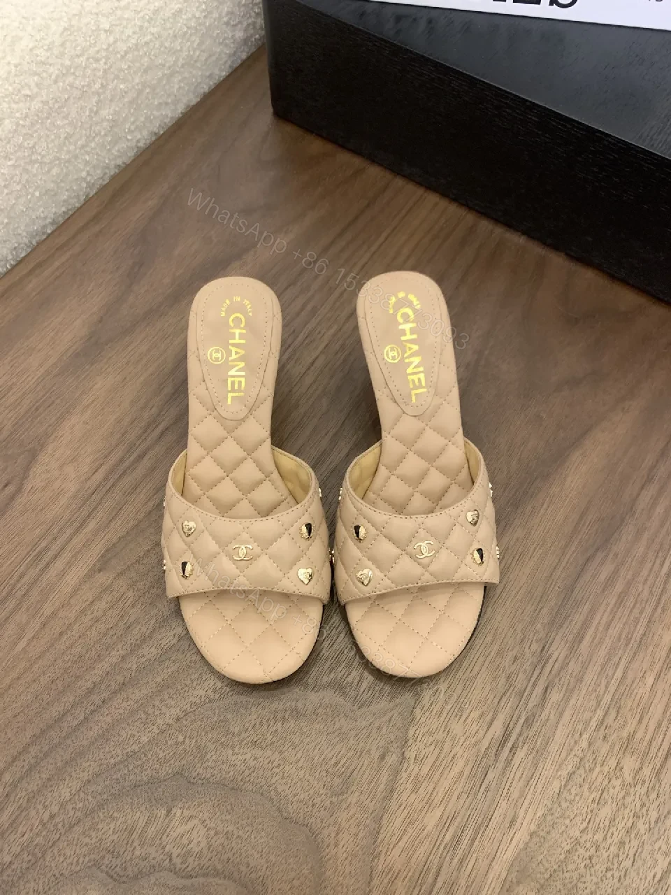 View 9 of Quilted Slip-On: Luxe Neutral Chic Casual Sneaker