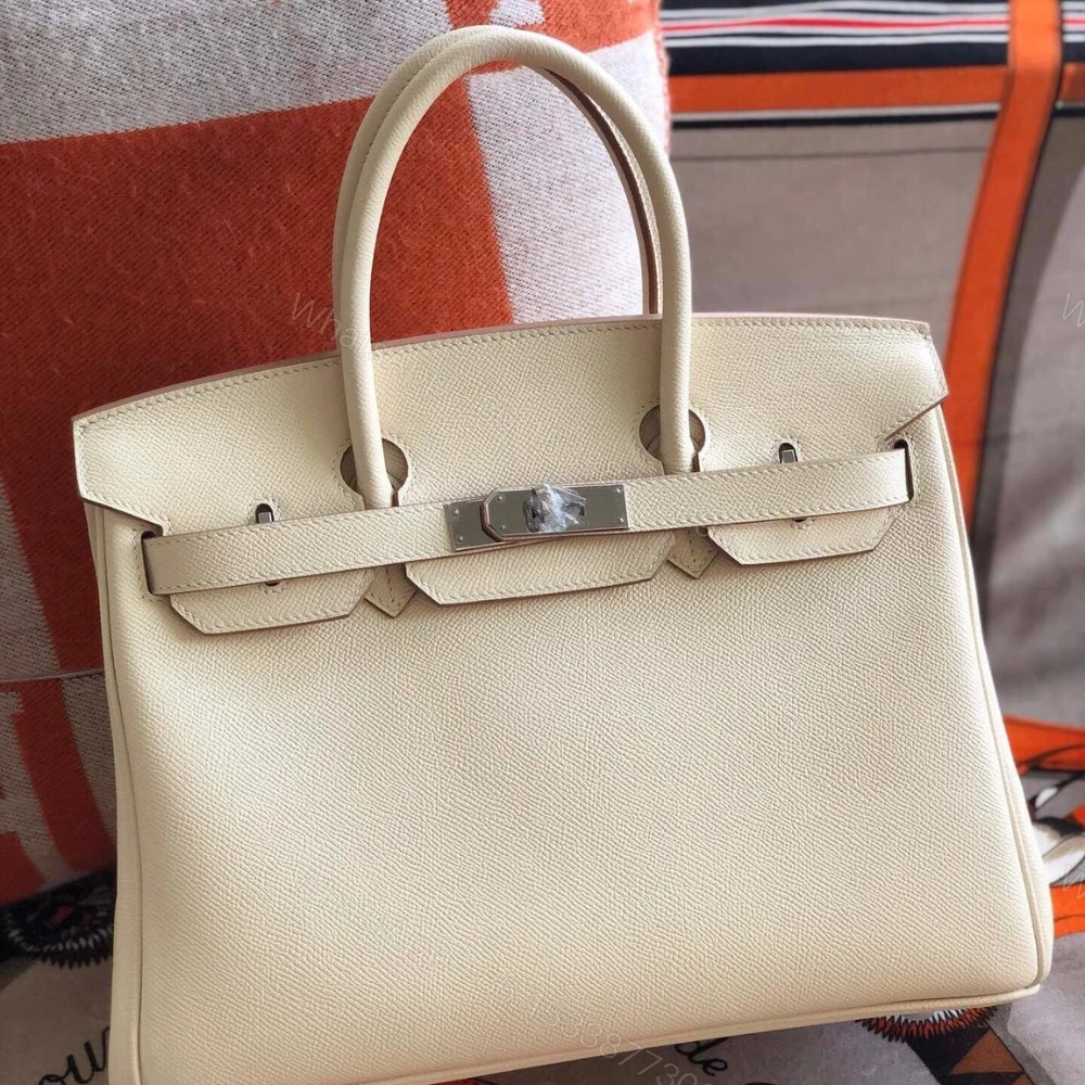View 2 of Hermes Birkin 25 Bag Epsom Sellier Nata 25Cm