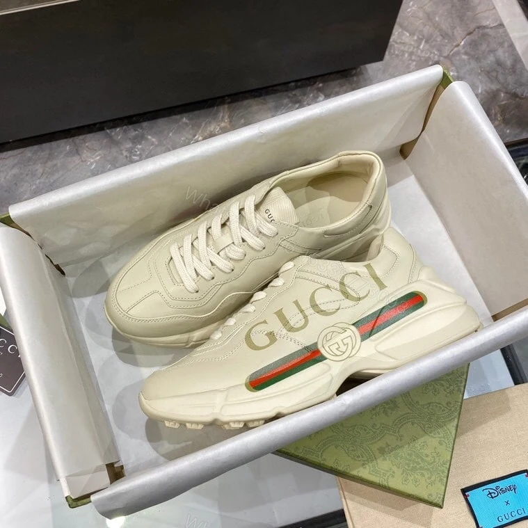 View 6 of Gucci Women’S Rhyton Gucci Logo Sneaker 528892 DRW00 9522